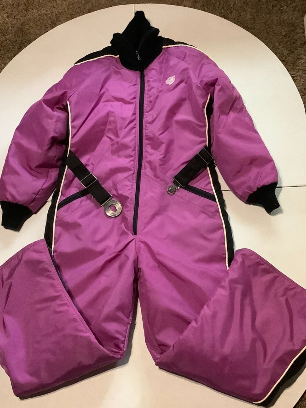 Vintage Arctic Cat Arctic Wear Women’s One Piece Snowmobile Suit Size M Pink
